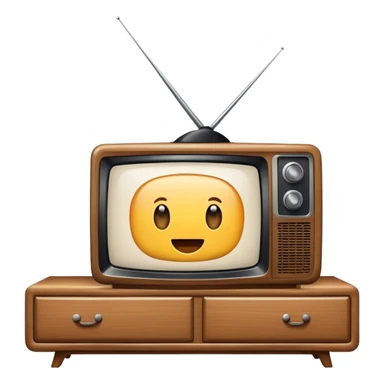 television on dresser sticker