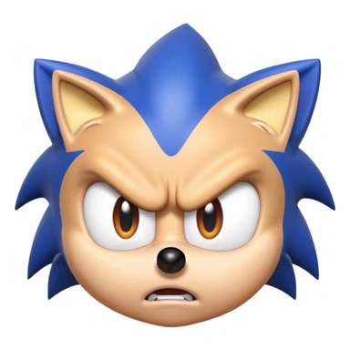 Soni cwith an angry face sticker