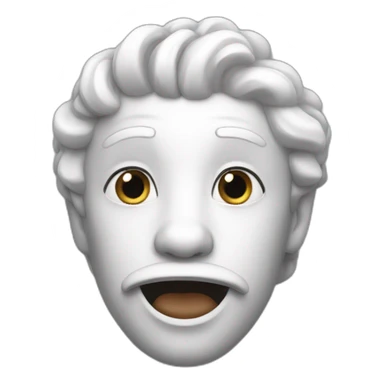 White seringue sticker