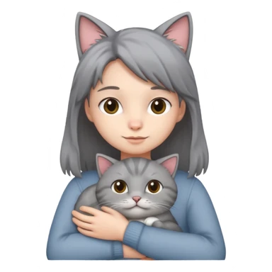 Love and cat sticker