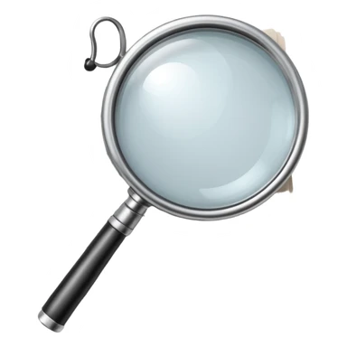 a magnifying glass over a contract sticker