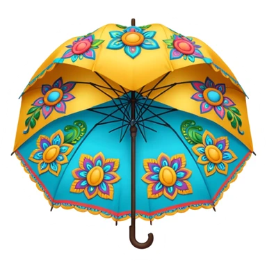 sombrinha de frevo pernambucano sticker