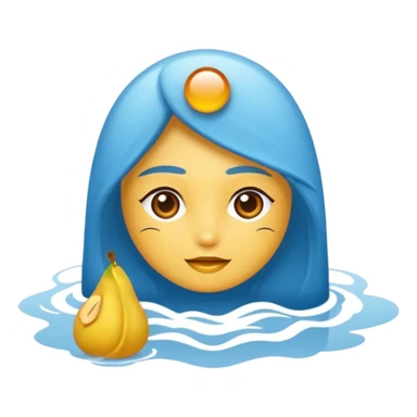 açık tenli  uzun kıvırcık sarı saçlı mavi gözlü yetişkin kadın sticker