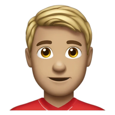 Manchester United love emoji sticker