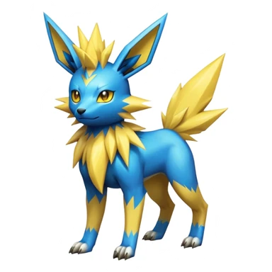 Manectric-Lucio-Jolteon-Fakémon-hybrid-creature (full body)  sticker