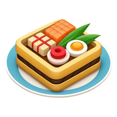 Japanese theme emoji food sticker