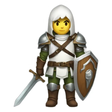 white link armor totk sticker