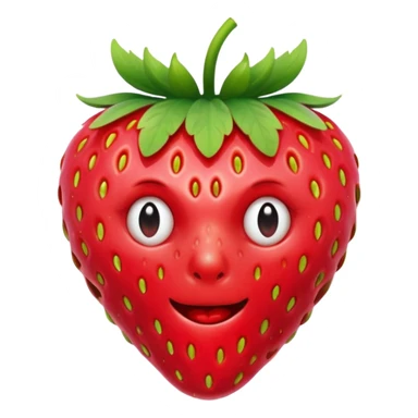 strawberry mixed with 67 brainrot sticker