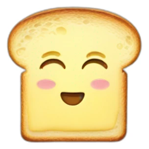 A Toast with butter sticker