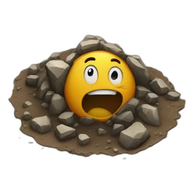 loud talking fallen in the crater sticker