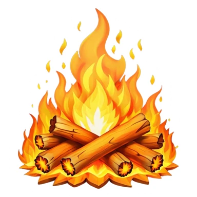 Bonfire emoji sticker