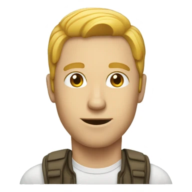 white man getting an idea sticker