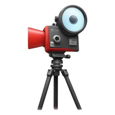 Red-movie-camera sticker