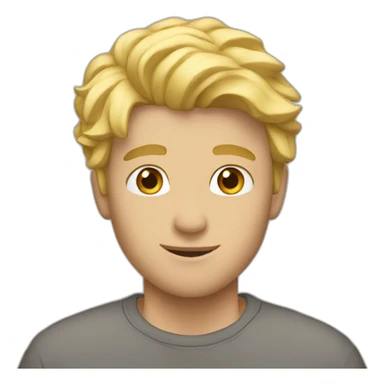 21 year guy with blonde fair sticker