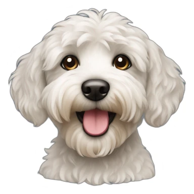 Schnoodle dog sticker
