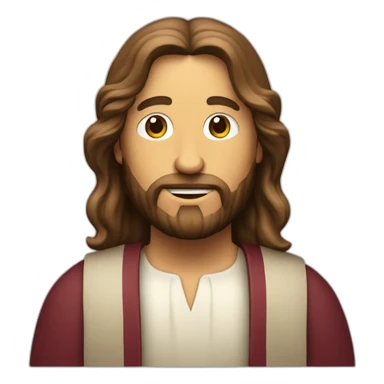 Jésus qui boit du vin  sticker