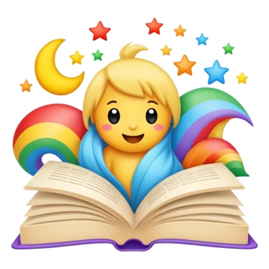 a storybook for kid sticker