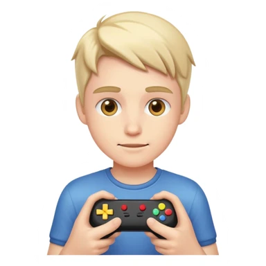 person playing video games sticker