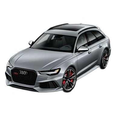Audi Rs6 nardo gray sticker