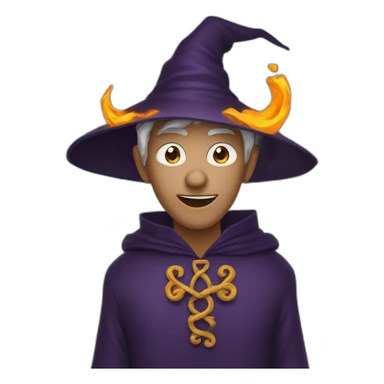 Une sorcière en mode horreur sticker