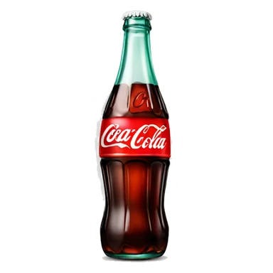Coca Cola bottle sticker