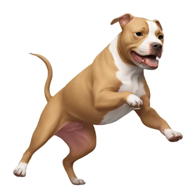 Bald man pitbull dancing sticker