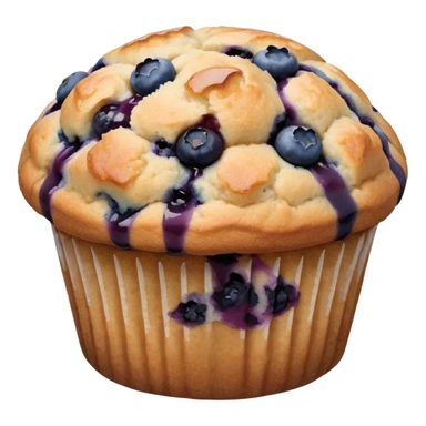 A McDonald's blueberry muffin sticker