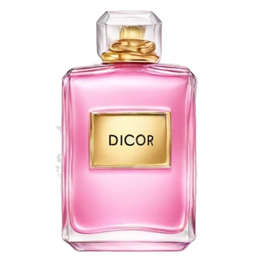 pink dior perfume sticker