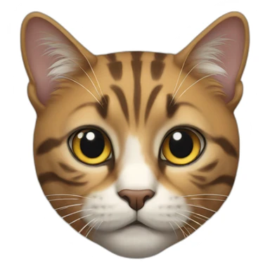 Bold cat sticker