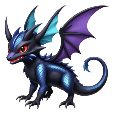 Shiny Epic Badass Gothic Noibat-Salandit-Litten-Hybrid sticker