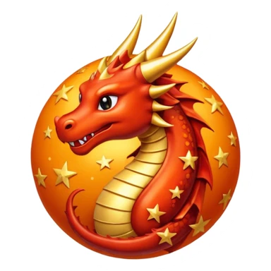 El emoji de la esfera del dragón sticker