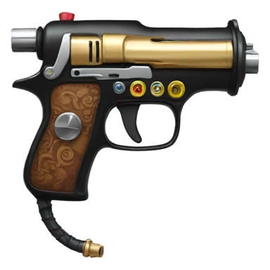 Tattoo gun sticker