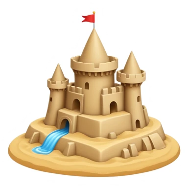 Sandcastle  sticker