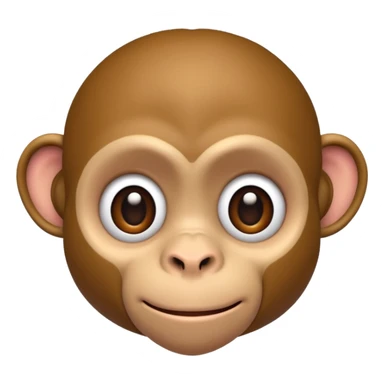 Make a person that looks like a deformed monkey sticker