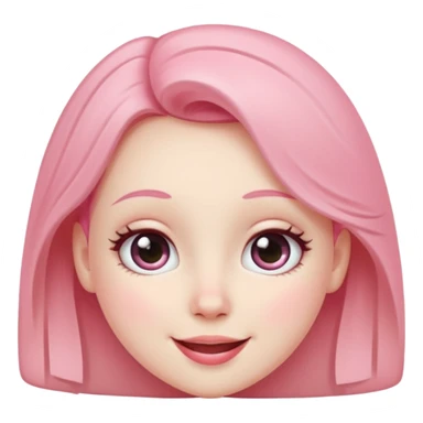 Blushing Sub – wide eyes, pink cheeks. sticker