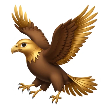 medieval animal flying sticker