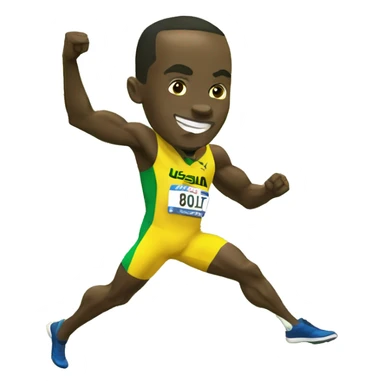 Usain bolt sticker