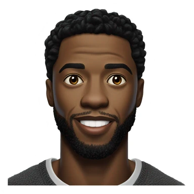 chadwick boseman in real lif sticker