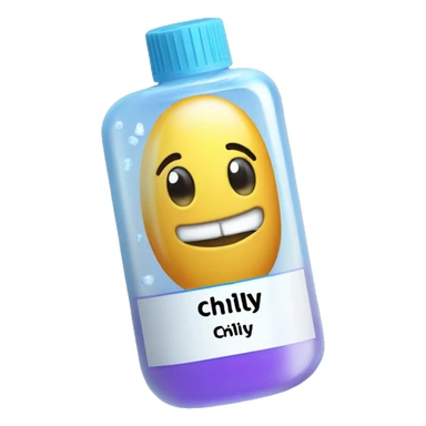 gel with label that says "chilly" sticker