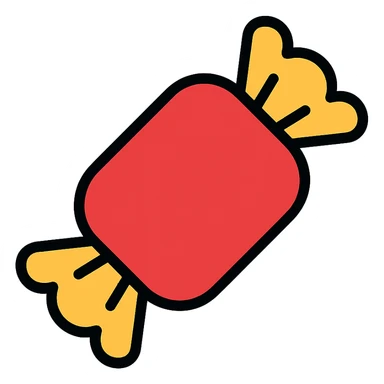 candy wrapper sticker