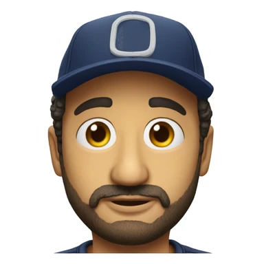 Cyril Hanouna avec une casquette  sticker