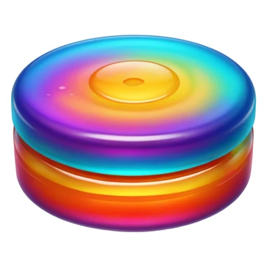 jelly disc smushed sticker