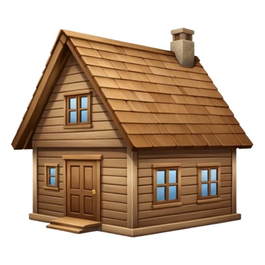 saman çatılı ev sticker