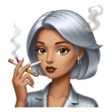 sorayama smoking sticker