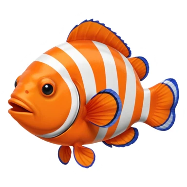 Tie Dye Clownfish sticker
