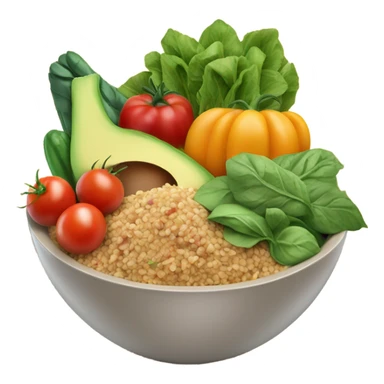 bowl of healthy food sticker