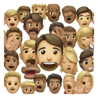 Alguien que saque la lengua sticker