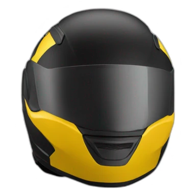 casco de moto negro sticker