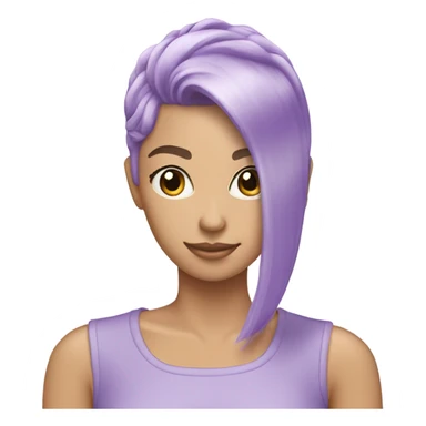 pastel purple shampoo sticker