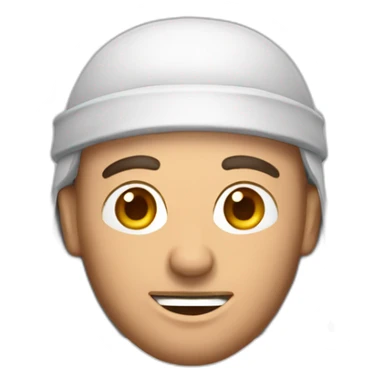 Greek kebab man sticker